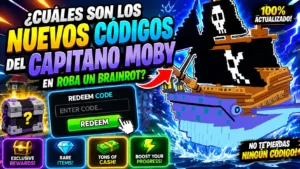 ¿Cuáles son los Nuevos Códigos del Capitano Moby en Roba un Brainrot Todo lo que hay que saber