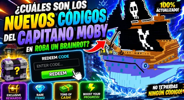 ¿Cuáles son los Nuevos Códigos del Capitano Moby en Roba un Brainrot Todo lo que hay que saber