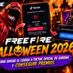 Free Fire Halloween 2026: cómo enviar el código a TikTok oficial de Garena y conseguir premios